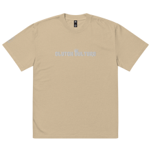Load image into Gallery viewer, “Clutch Culture” Embroidered Oversized faded t-shirt
