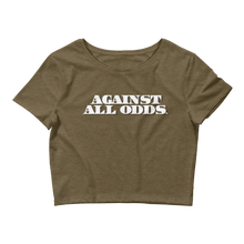 Load image into Gallery viewer, “Against All Odds” Women’s Crop Tee
